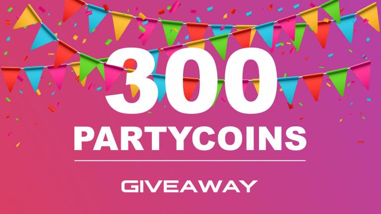 Svakom novom registriranom korisniku poklanjamo 300 Partycoinsa!